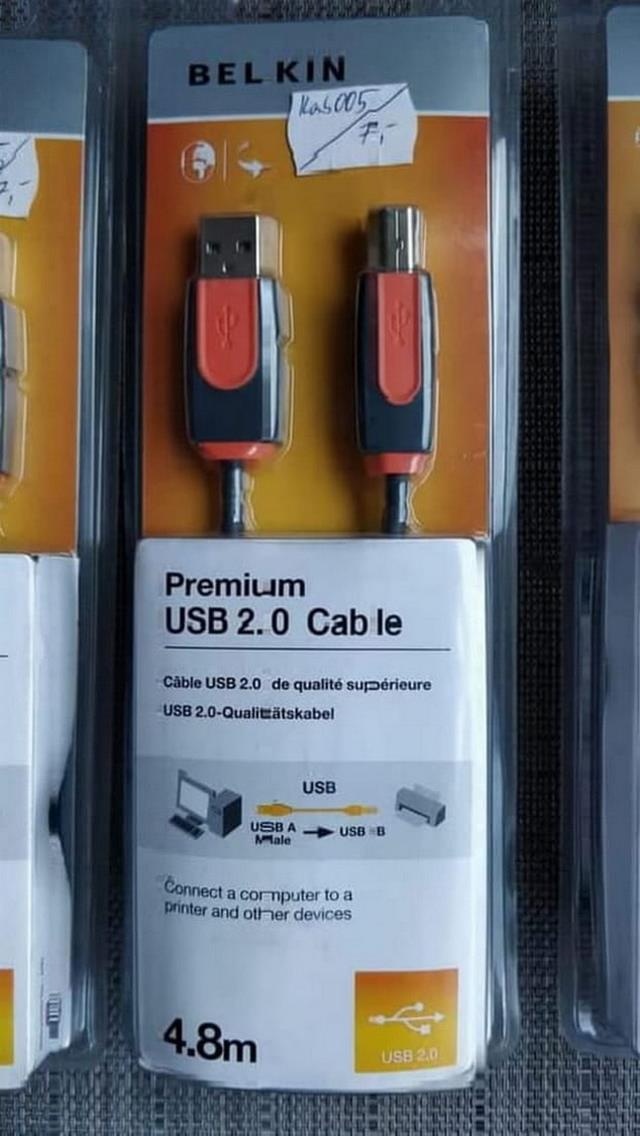 BELKIN Kábel USB 2.0 A-B prepojovací 4,8m - 2