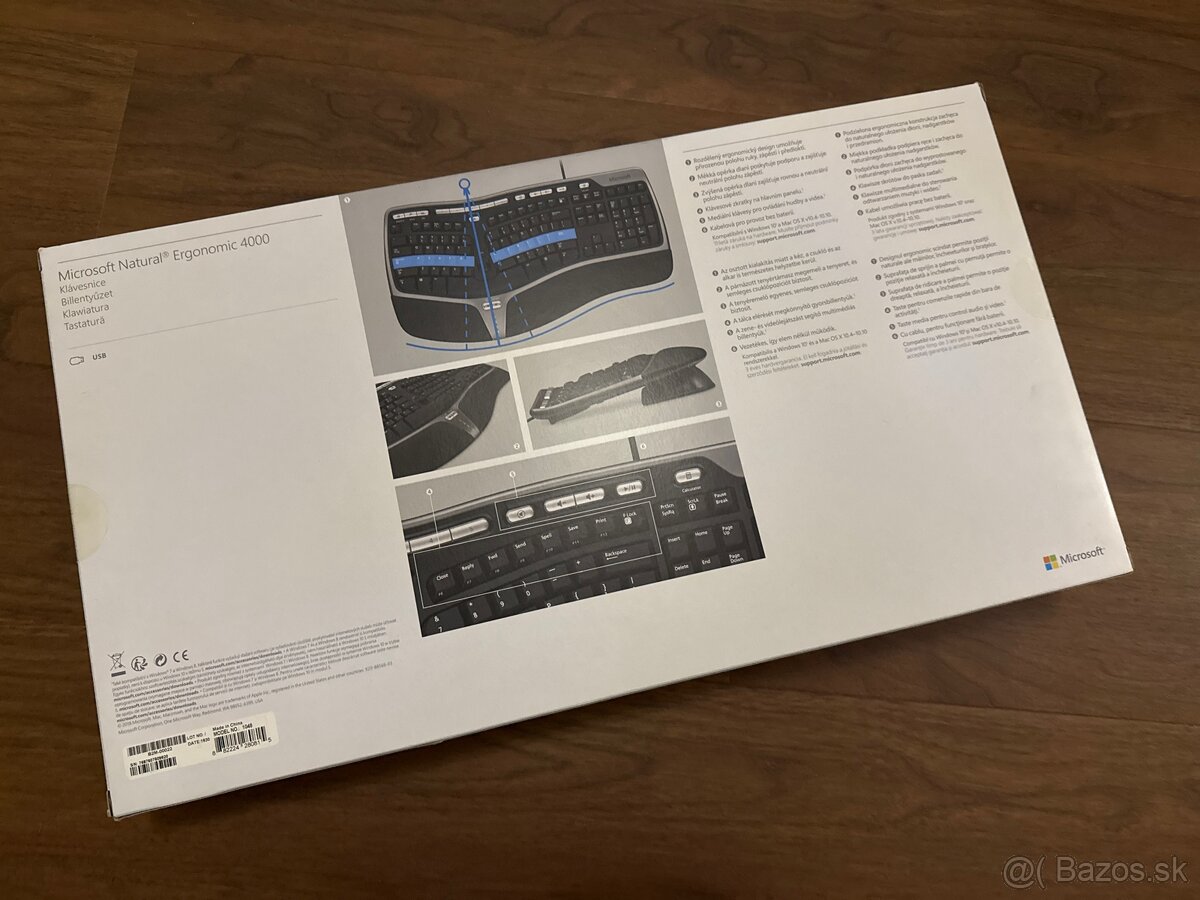 Nová klávesnica Microsoft Ergonomic 4000 - 2
