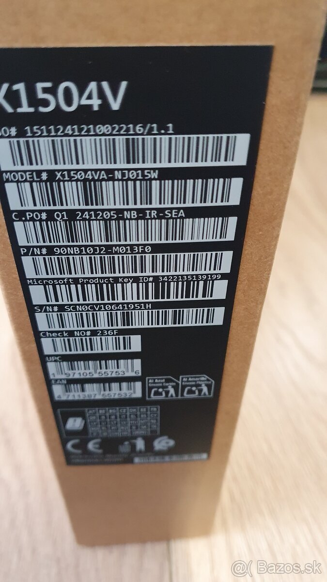 Asus vivobook x1504v - 2