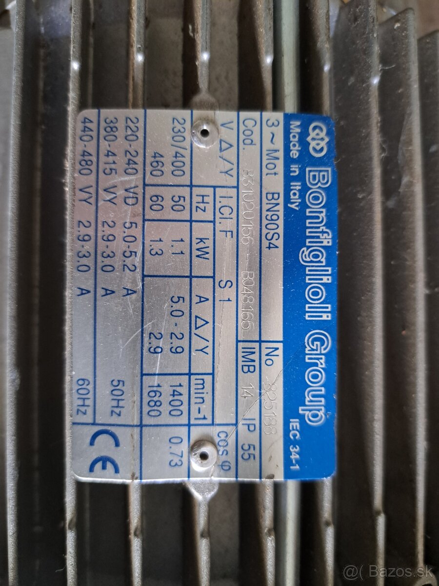 Nový elektromotor 1,1 kW - 2