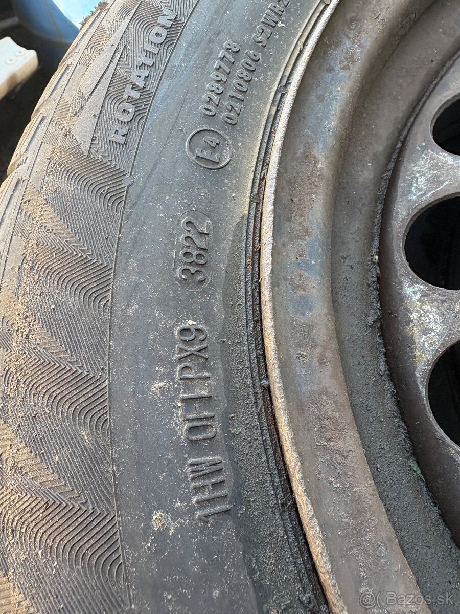 Disky plechace + pneumatiky r15 - 2
