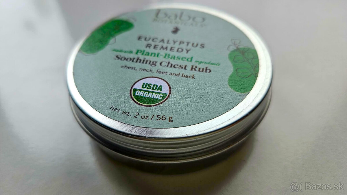 organický eukalyptový balzam pri prechladnutí - 2