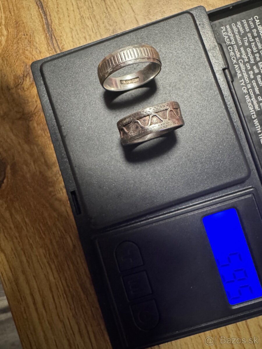 Strieborné prstene - 2