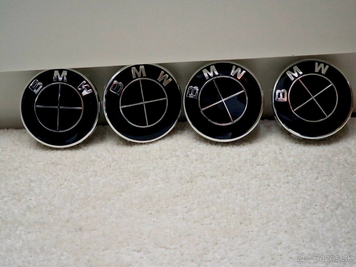 Pukličky stredy do diskov BMW priemer 68 mm - BLACK - 2