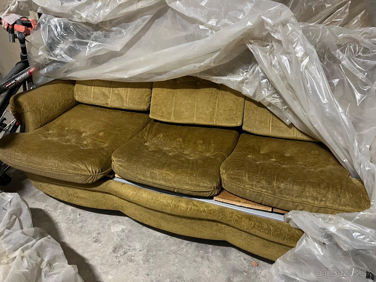 Gauc a 2x fotel - darujem za odvoz - 2