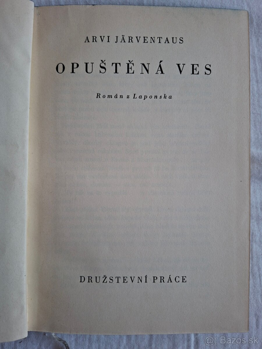 Opuštěná ves - Arvi Järventaus - 2