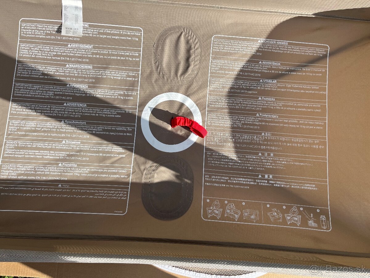 Detska cestovna rozkladacia postielka - 2