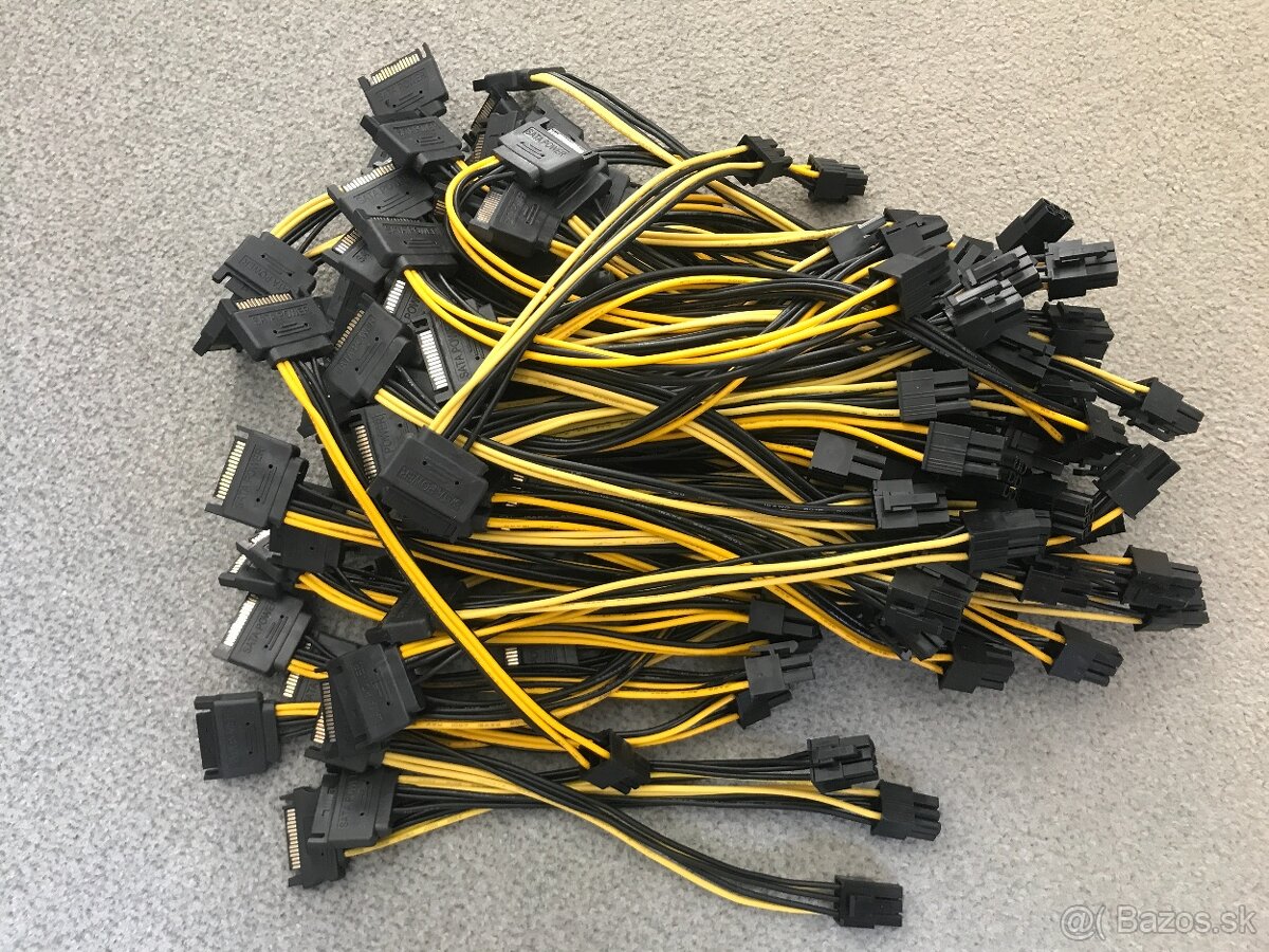 PCIe riser, PCIe Splitter 1 na 4, redukcia sata na pcie 6x - 2