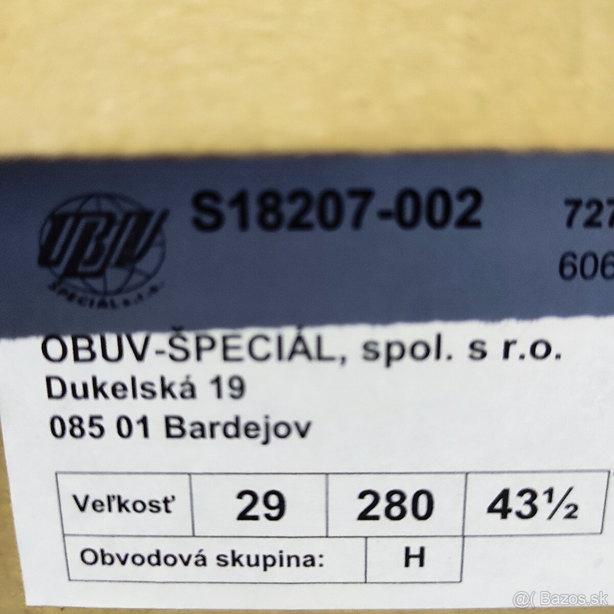 Špecialna obuv Bosp - 2