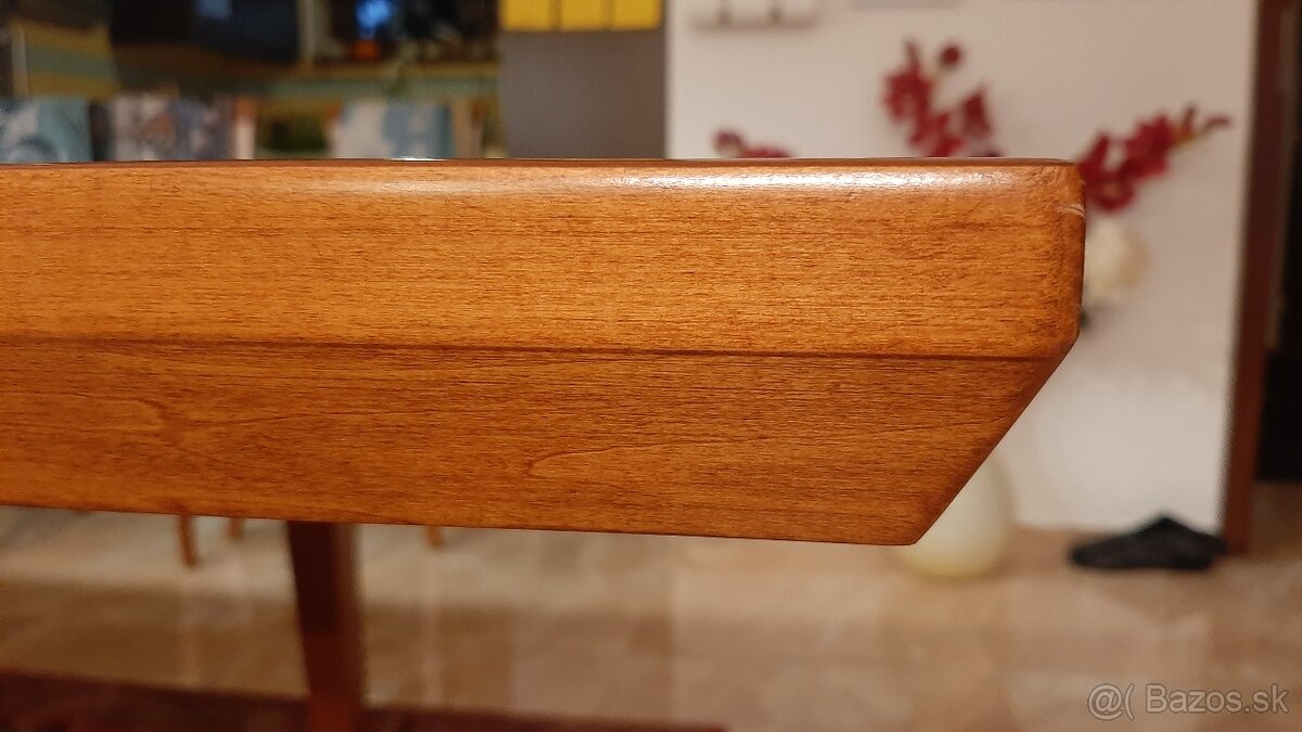 Štýlový stol so stolickami SELVA masiv čerešňa-ZNIZENA CENA - 2