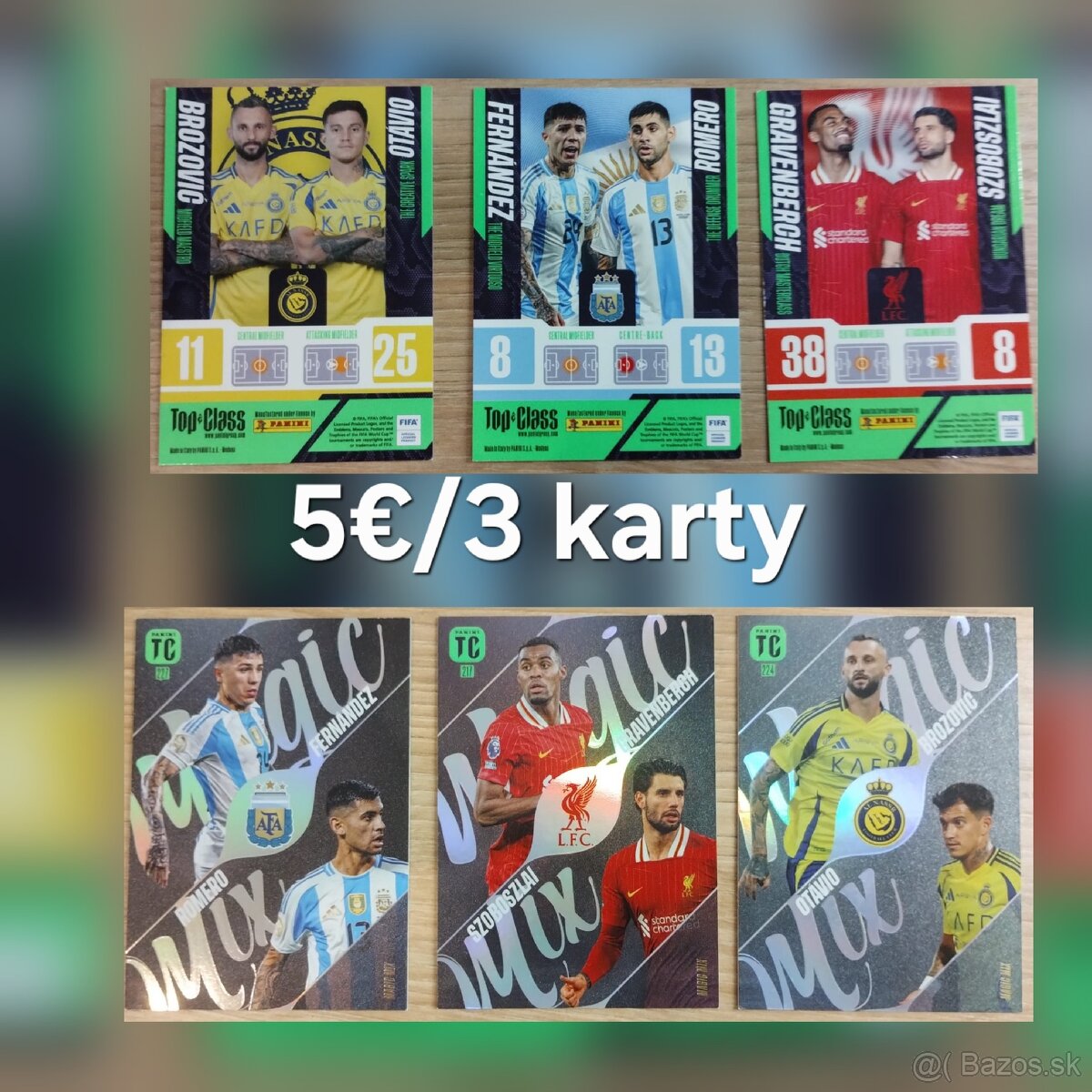 Predám futbalové karty - 2