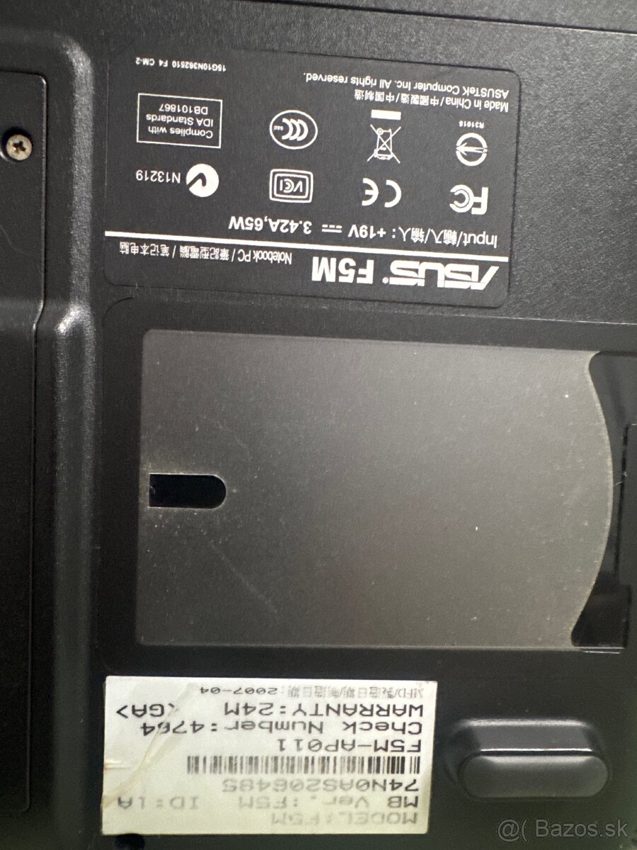 Predám ASUS F5M-AP011 - 2