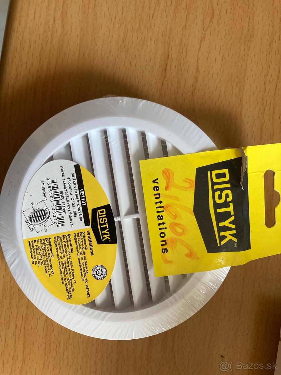 Ventilačné mriežky a rúry - 2