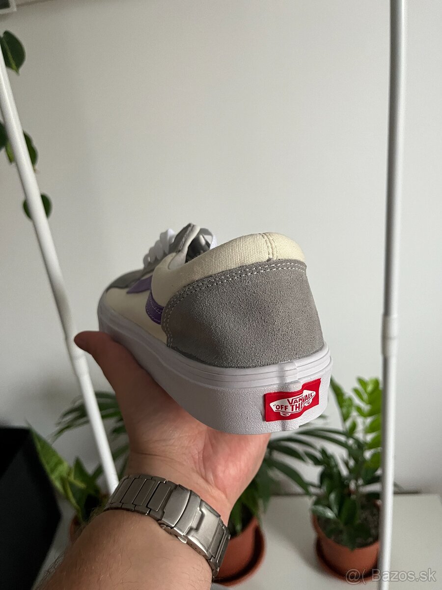 Vans Old Skool 43 fialové sivé nové - 2