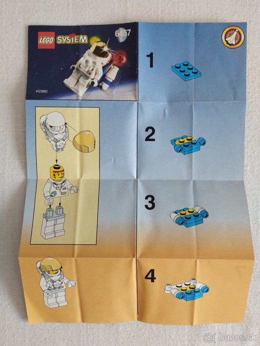 LEGO Town 6457 Astronaut Figure - 2