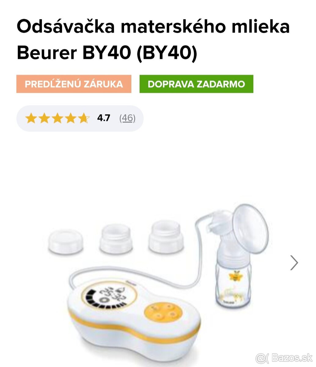 Odsavacka mlieka a ohrev flias - 2