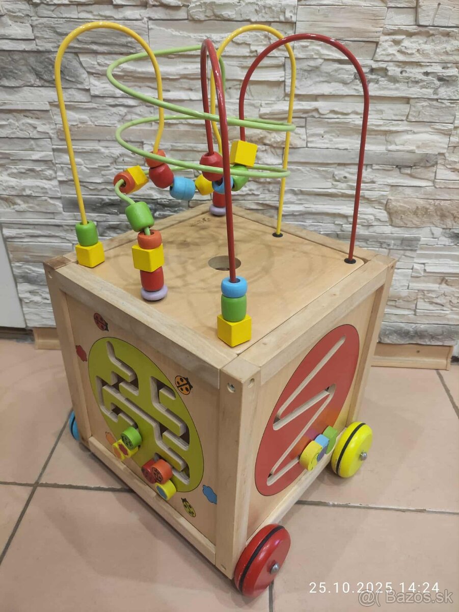 Veľké drevená interaktívna kocka - 2