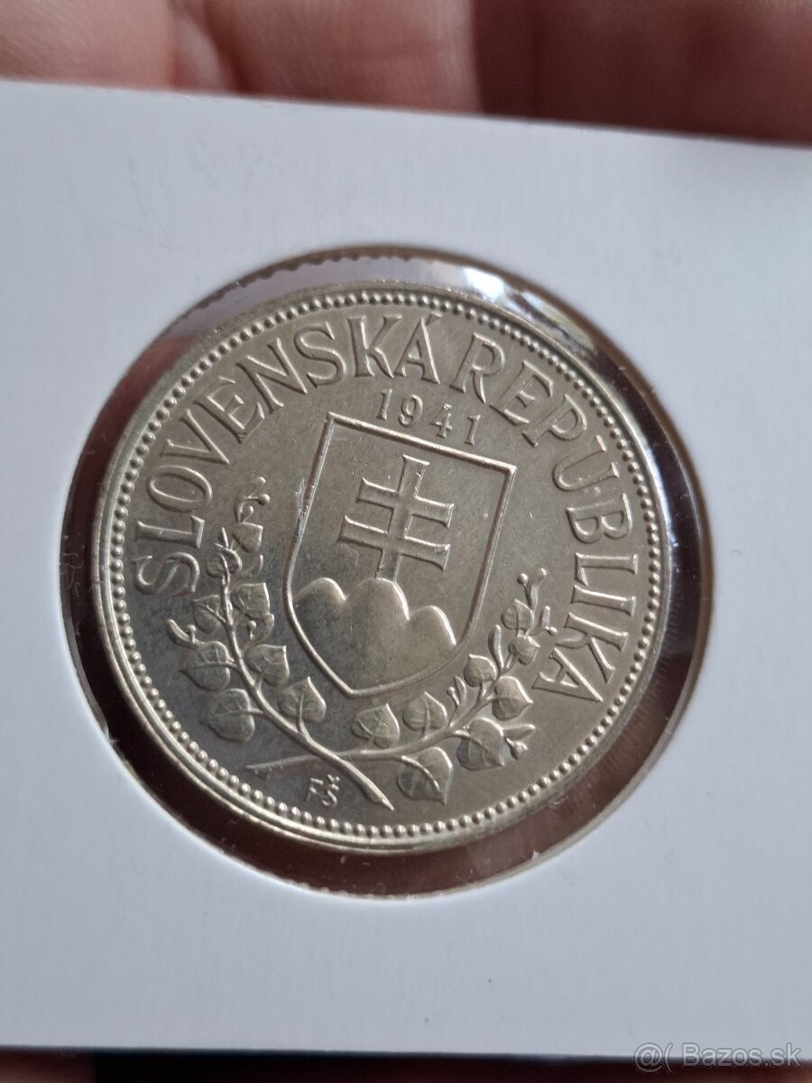 Strieborná minca 2 Slovenský štát - 2