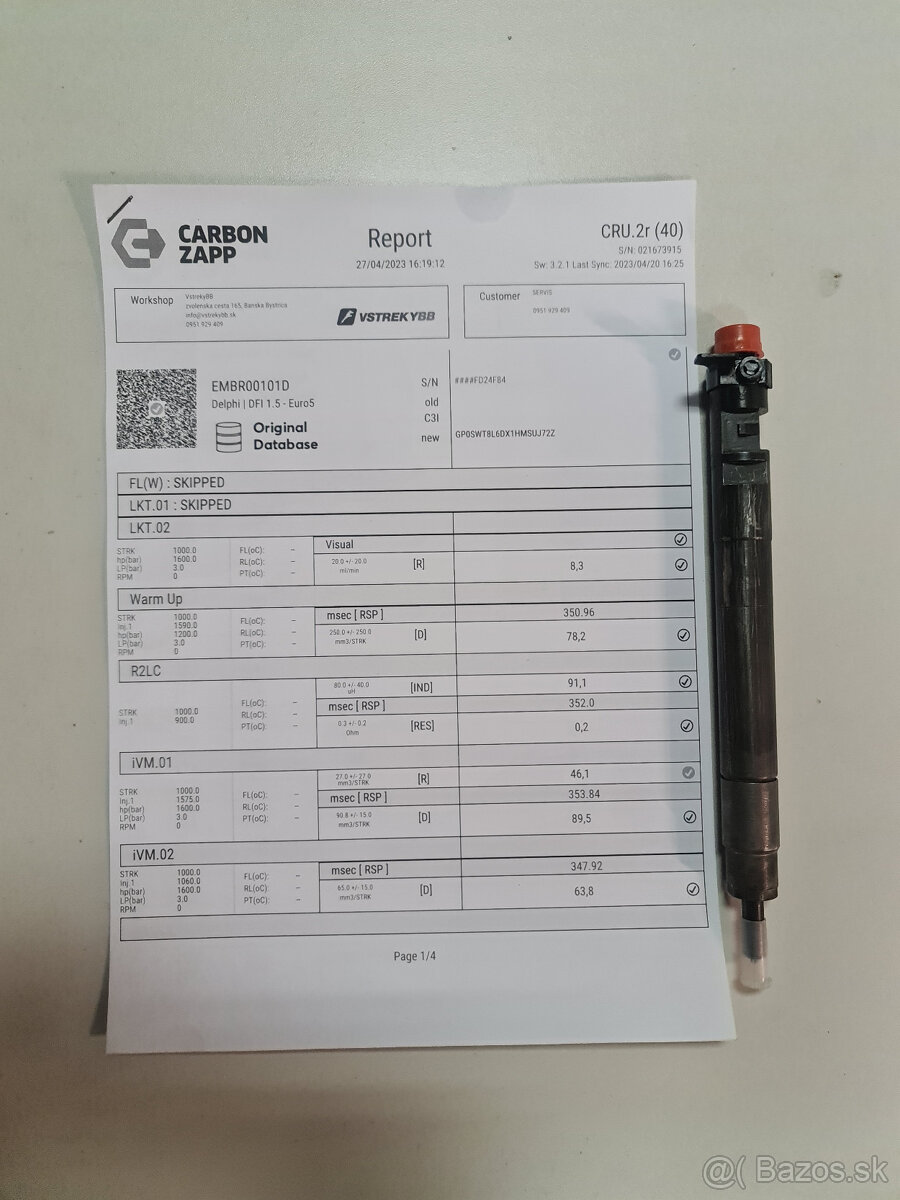 Predám vstrekovač Delphi - 2