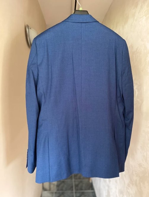 Modrý pánsky oblek - komplet - 2