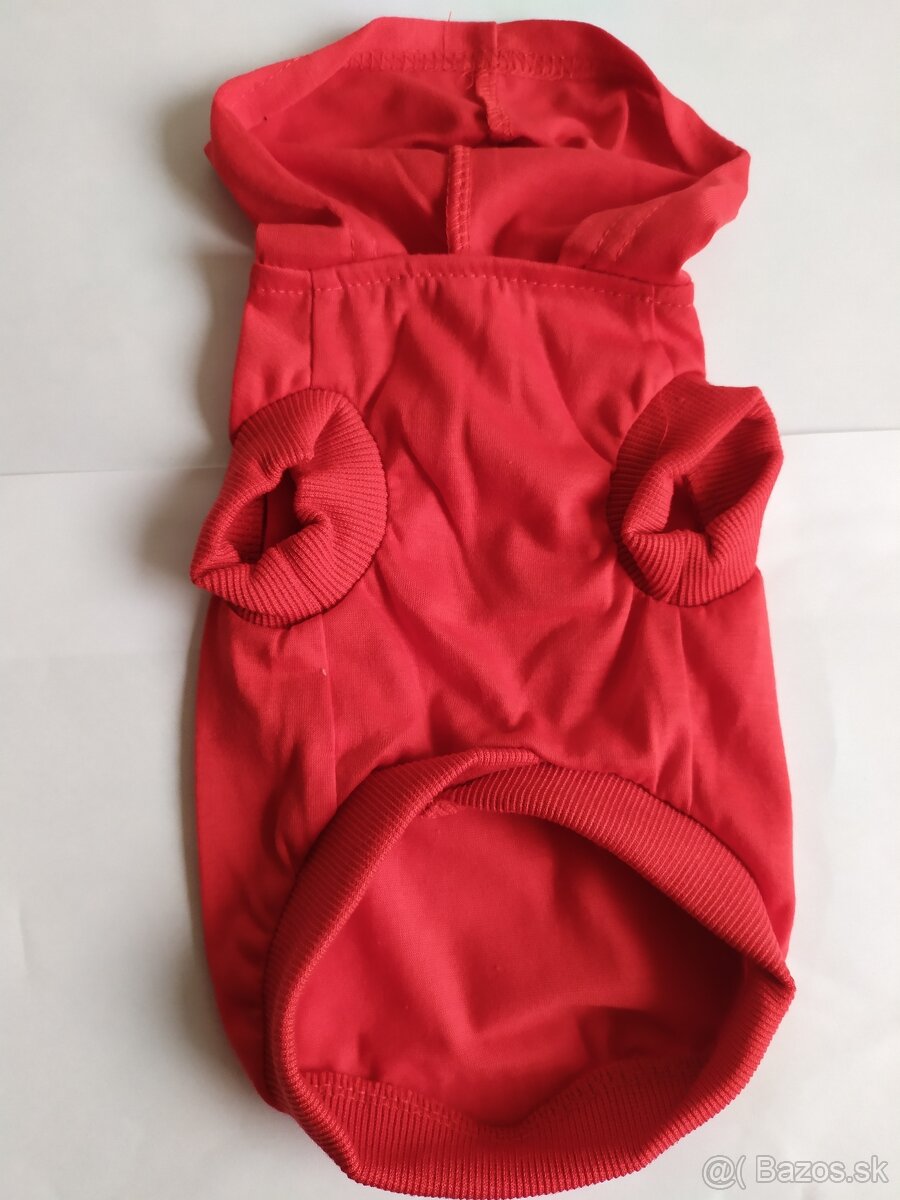 cervena mikina pre psika - 2