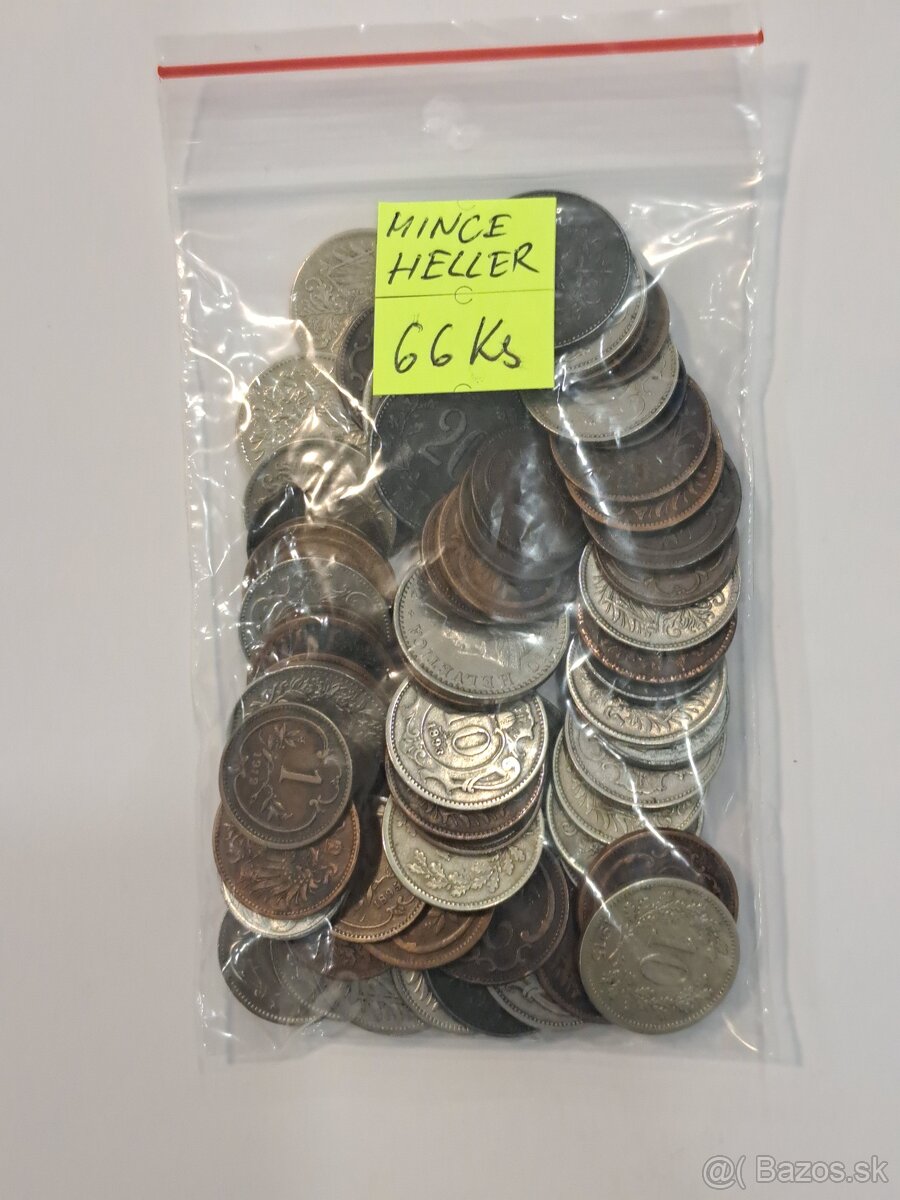 Mince heller, svet. - 2