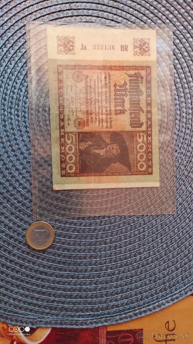 Nemecká bankovka 1941 - 2