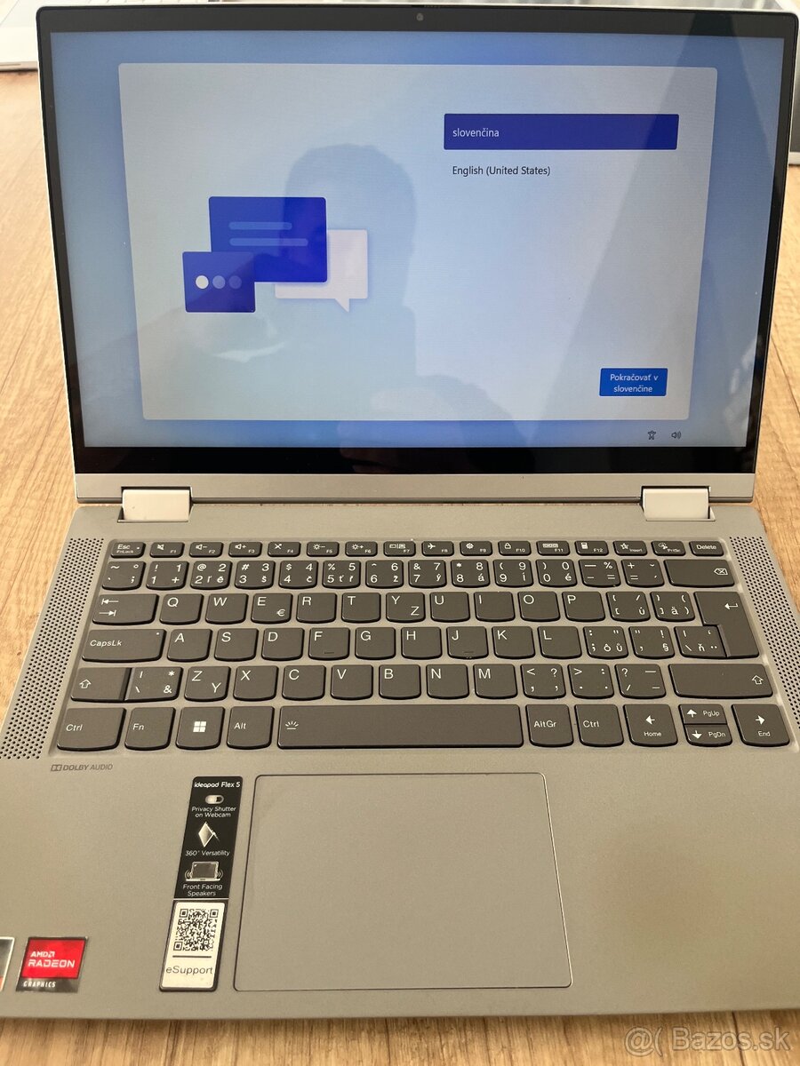 Lenovo IdeaPad Flex 5 – dotykový 2v1, Ryzen 3 + nabíjačka - 2