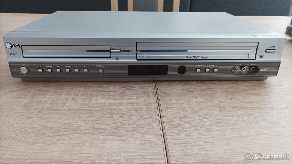 Predám DVD, VHS recorder LG - 2