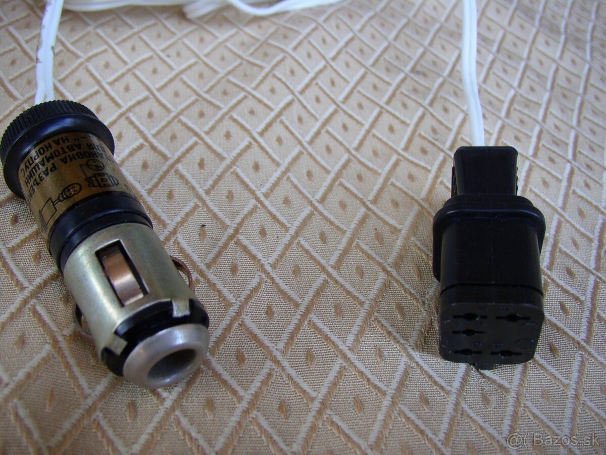 Soviecky napájací 12V kábel do auta k pripojeniu ruského TV - 2