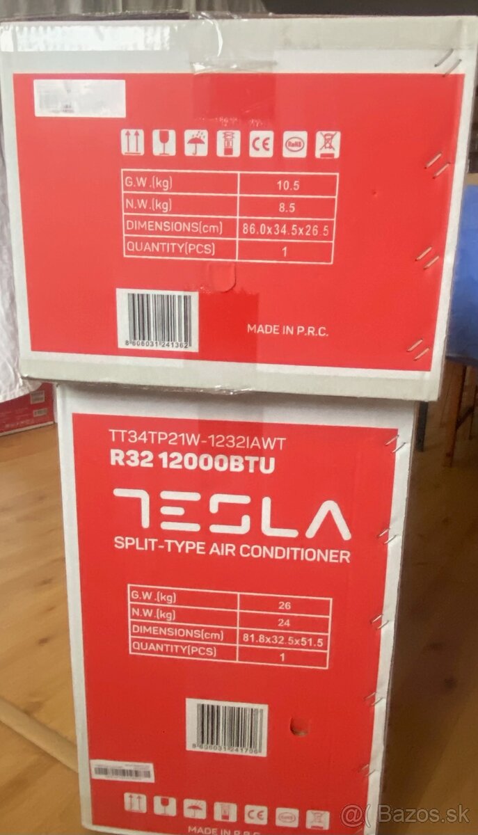 Klimatizácia Tesla 3,4 kw - 2