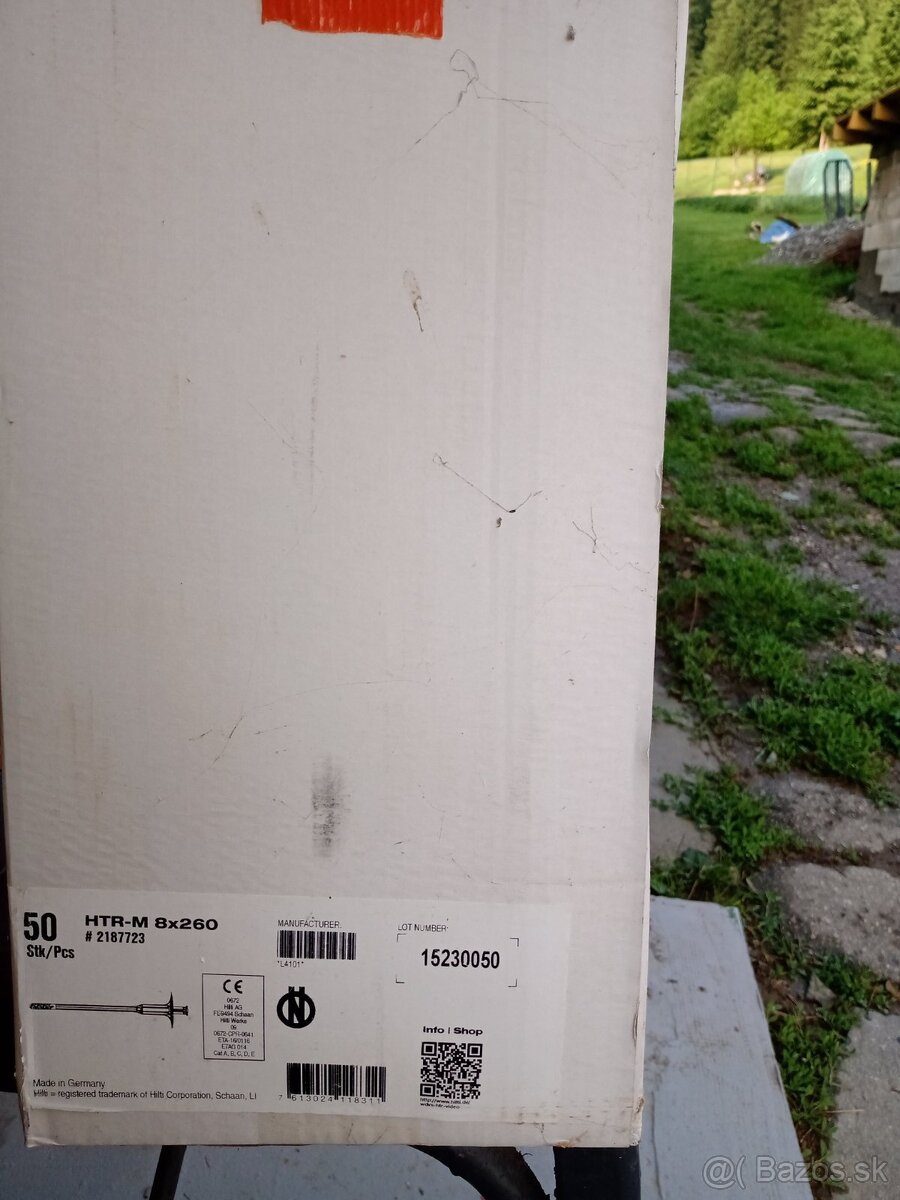 Hilti fasádne hmoždinky - 2