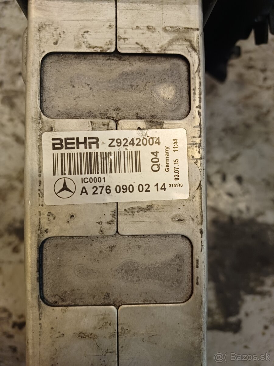 Chladič plniaceho vzduchu Mercedes A2760900214 - 2