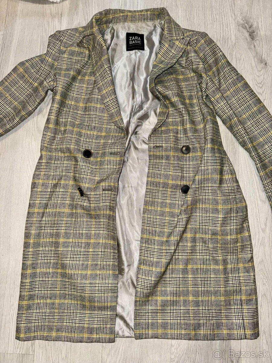 zara basic stylovy oversized kabat - 2