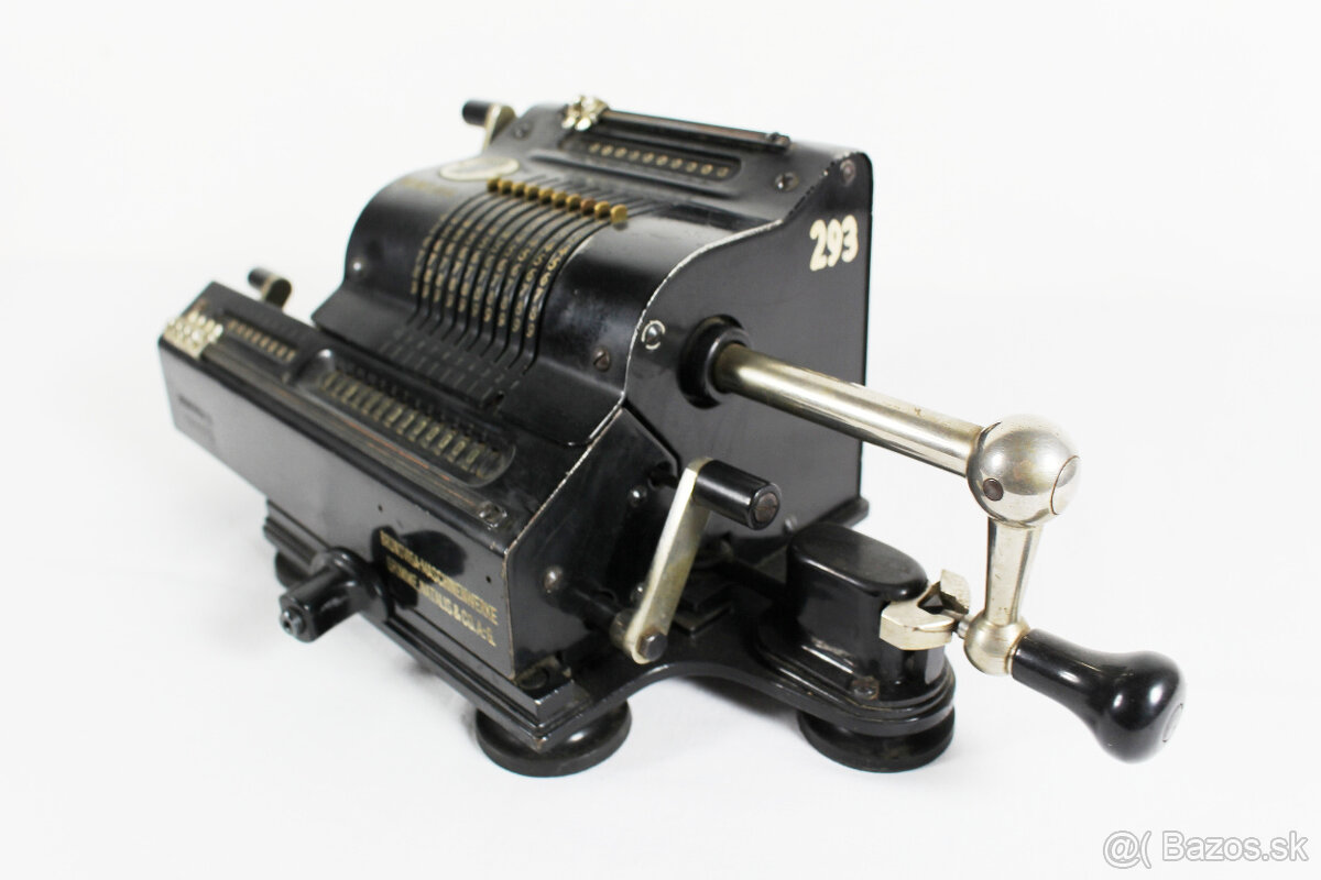 starožitná počítačka Brunsviga - 2