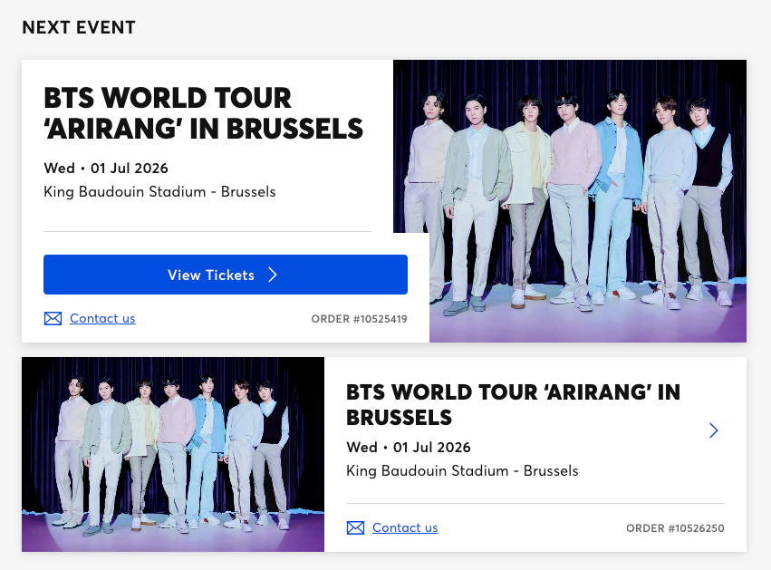 Dva lístky na BTS koncert Brusel 💜 - 2