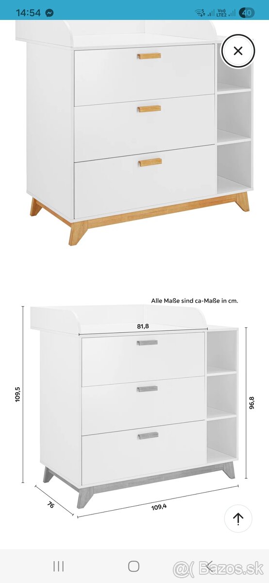 Prebaľovacia komoda - 2