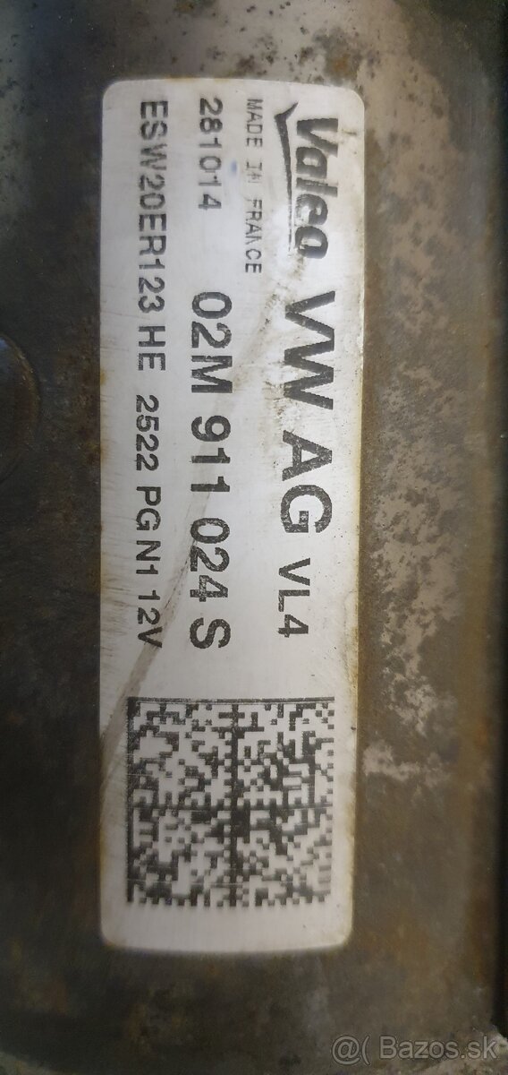 Štartér Valeo 1.6 TDI / 2.0 TDI VAG - 2