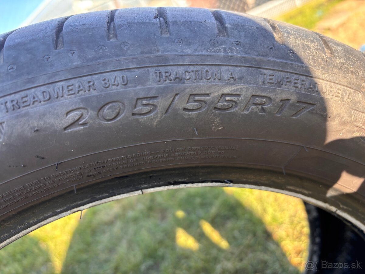 Letné Pneumatiky 205/55R17 - 2