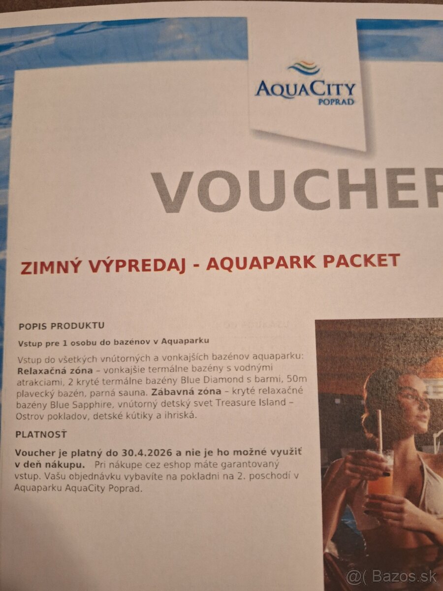 Voucher AquaCity Poprad - 2