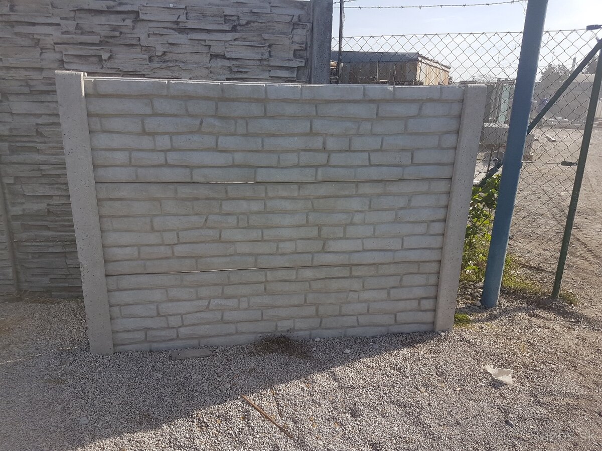 Akcia Betonove ploty dostupne ihned - 2