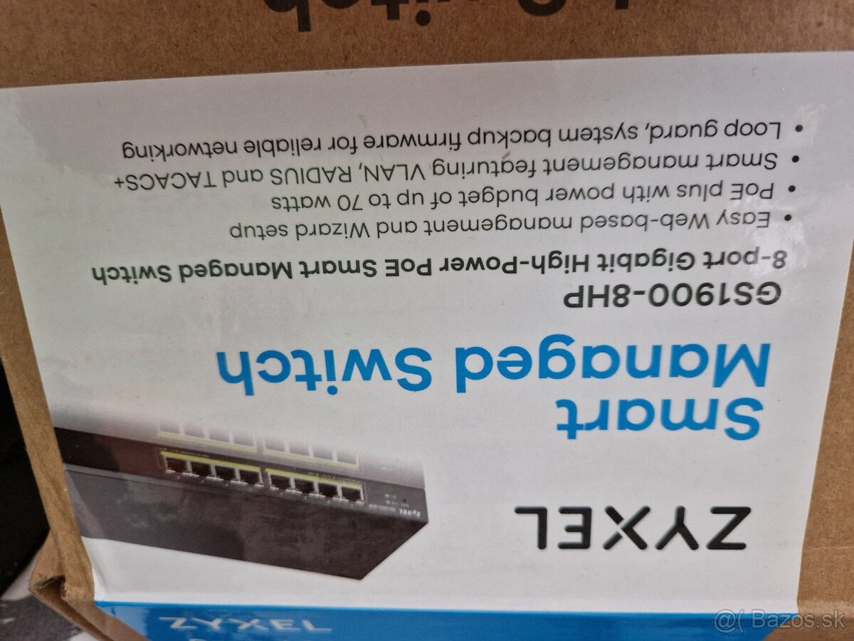 Zyxel GS1900-8HP - 2