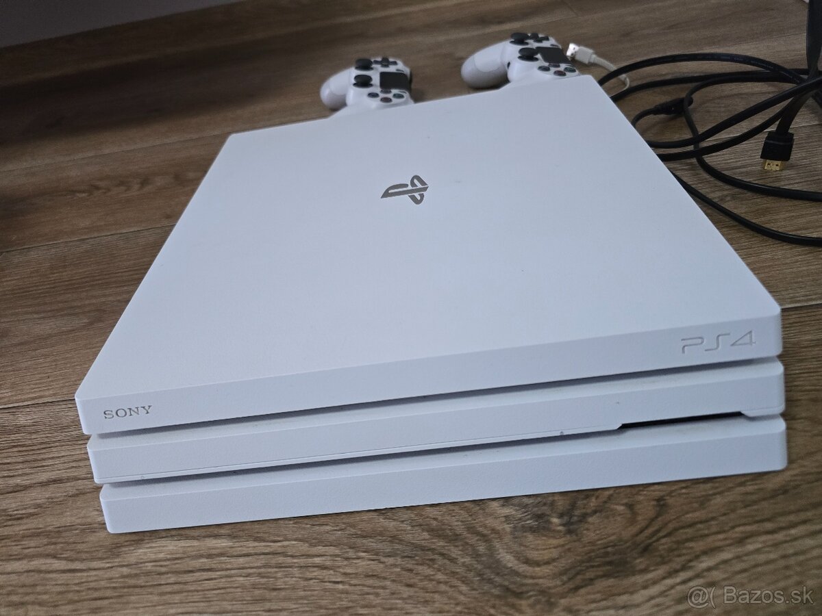 PS4 pro biele 1TB - 2