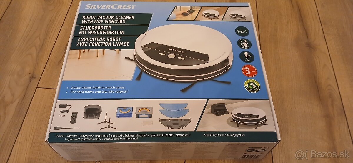 Robotický Vysávač so stieracou funkciou Silvercrest - 2