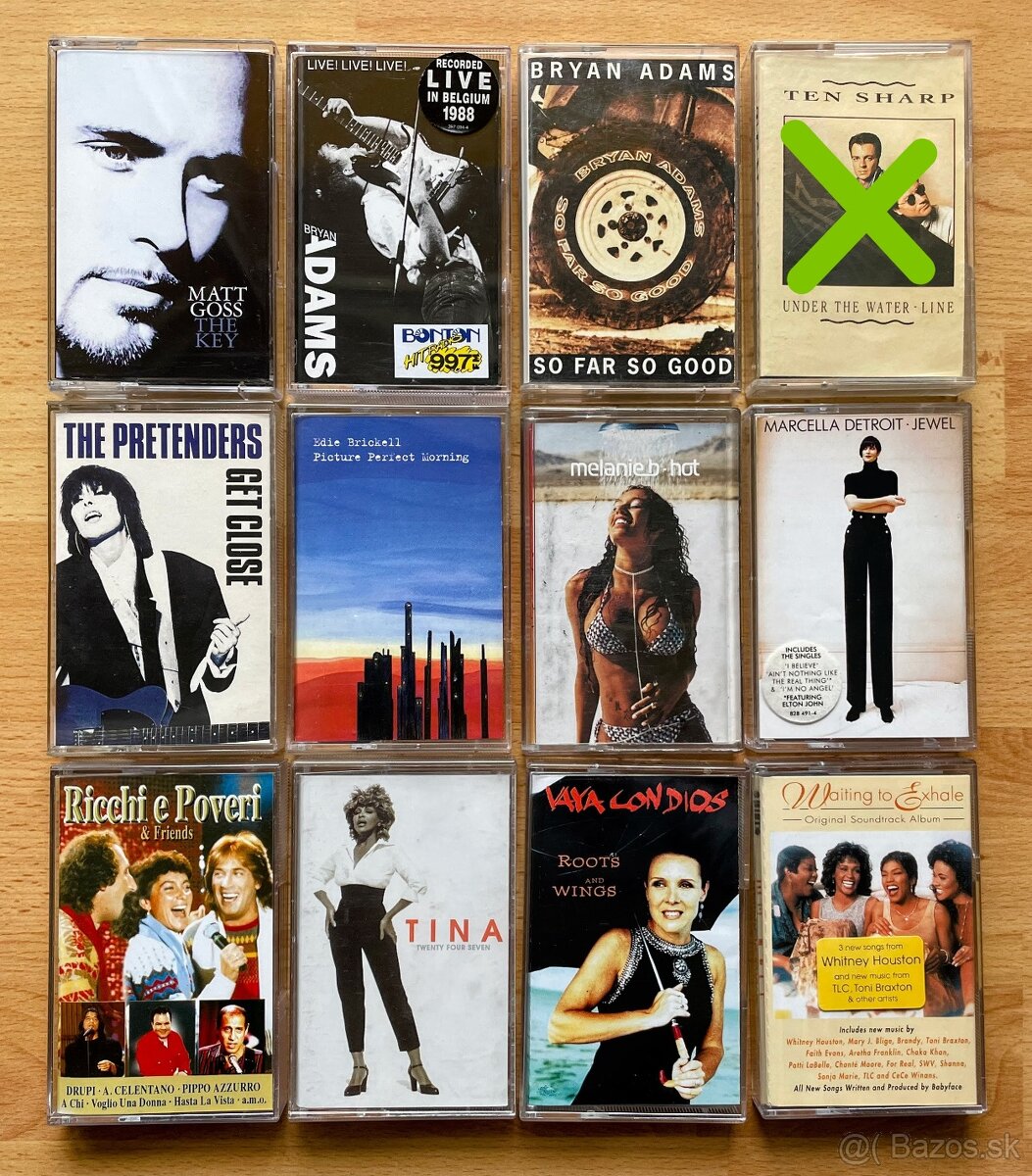 MC originál audiokazety - Mix Pop Rock - 2