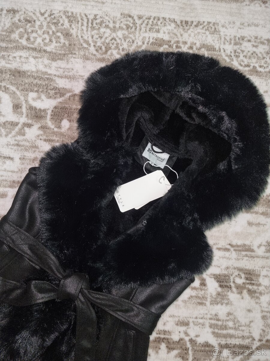 Kožušinová vesta veľ. S - 2