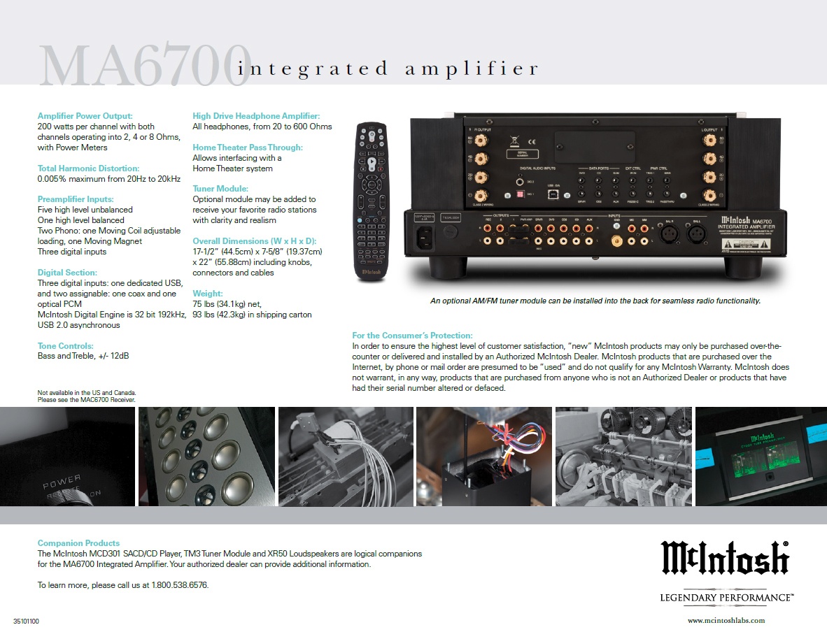 McIntosh MA 6700 - 2