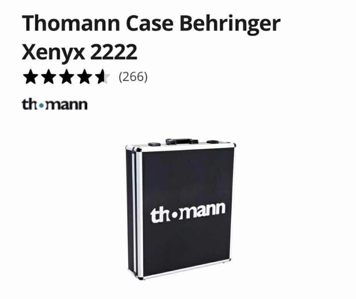 TOP STAV - Behringer Xenyx 2222 USB + originál Thomann kufor - 2