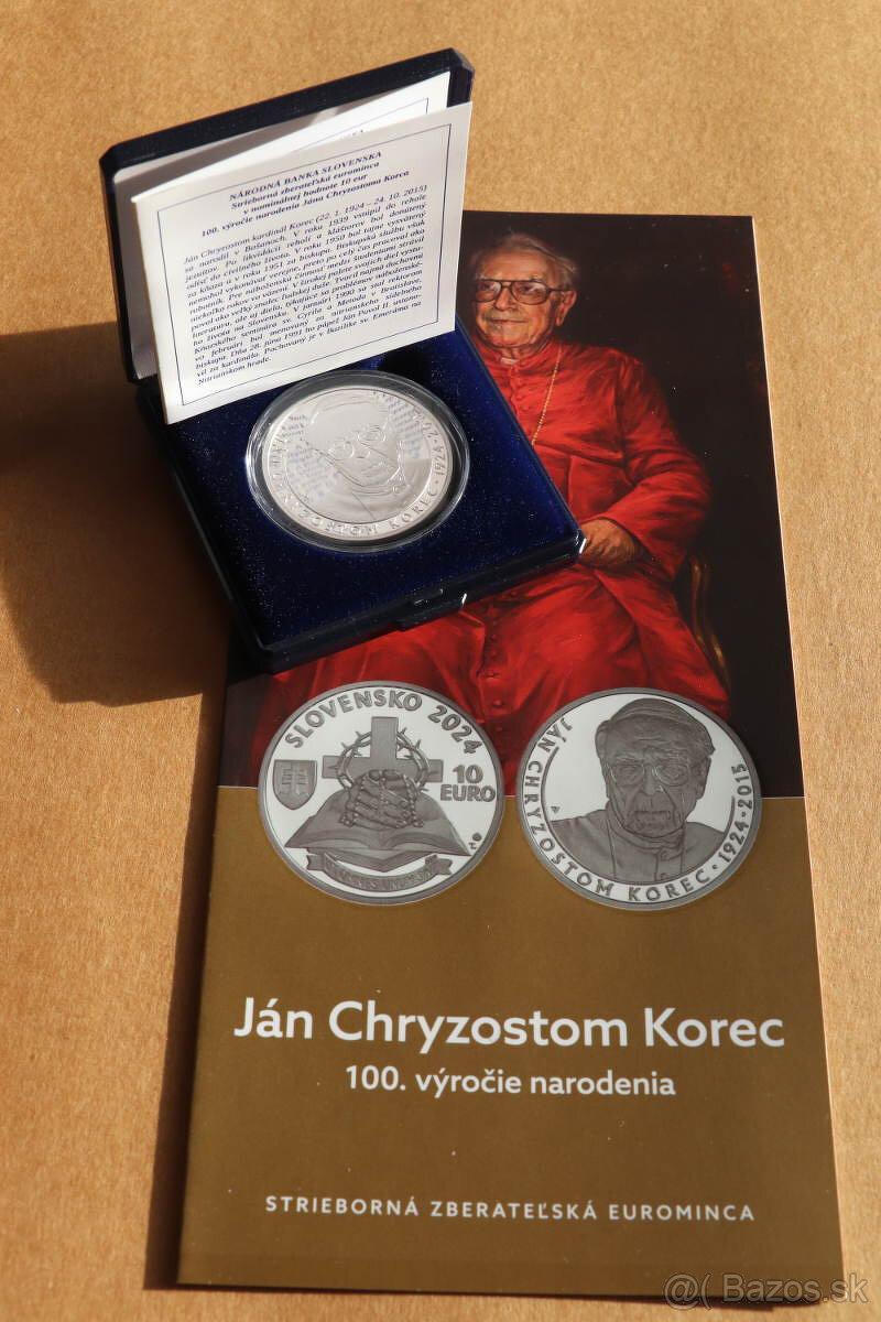 PREDAJ - PROOF strieborné zberateľské euro mince - 2