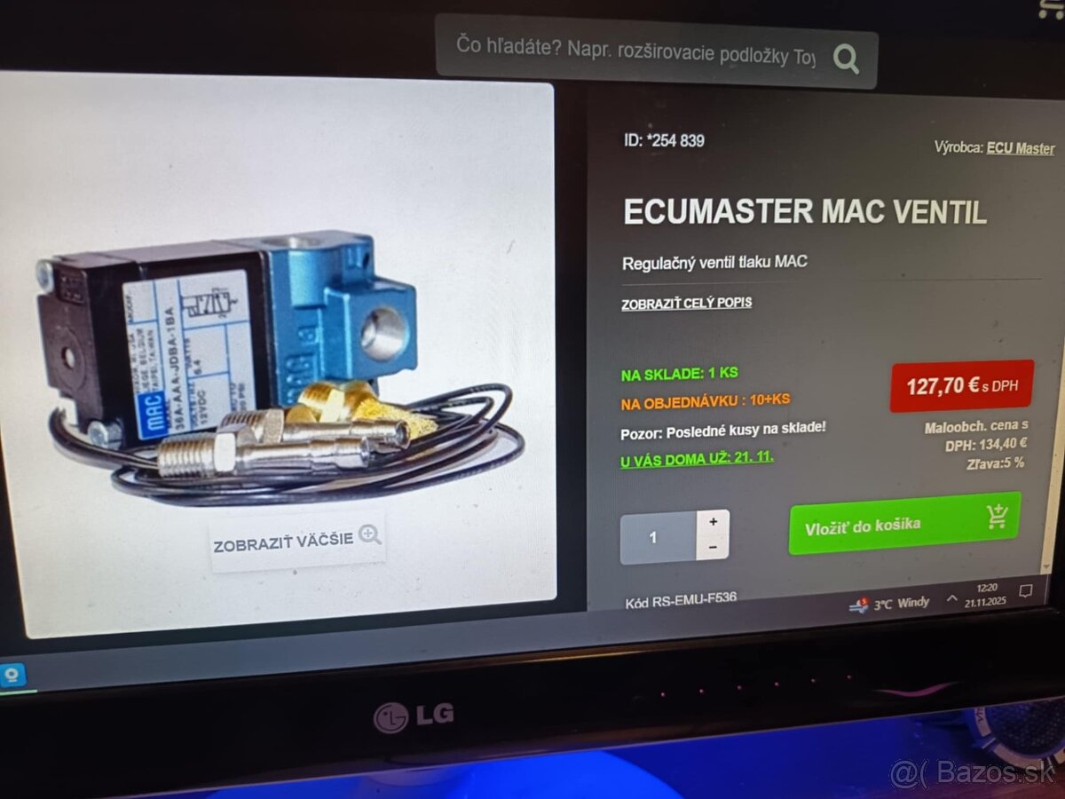 Ecumaster MAC ventil - 2